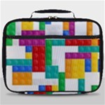 Colorful Bricks, Bricks, Colorful, Colors, Games, Lego, Rainbow Full Print Lunch Bag