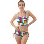 Colorful Bricks, Bricks, Colorful, Colors, Games, Lego, Rainbow Mini Tank Bikini Set