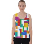 Colorful Bricks, Bricks, Colorful, Colors, Games, Lego, Rainbow Velvet Tank Top