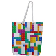 Full Print Rope Handle Tote (Large) 