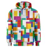 Colorful Bricks, Bricks, Colorful, Colors, Games, Lego, Rainbow Men s Overhead Hoodie