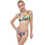 Colorful Bricks, Bricks, Colorful, Colors, Games, Lego, Rainbow The Little Details Bikini Set