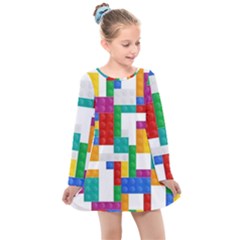 Kids  Long Sleeve Dress 