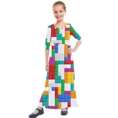 Kids  Quarter Sleeve Maxi Dress 