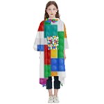 Colorful Bricks, Bricks, Colorful, Colors, Games, Lego, Rainbow Kids  Hooded Rain Ponchos