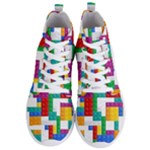 Colorful Bricks, Bricks, Colorful, Colors, Games, Lego, Rainbow Men s Lightweight High Top Sneakers