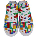 Colorful Bricks, Bricks, Colorful, Colors, Games, Lego, Rainbow Half Slippers