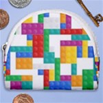 Colorful Bricks, Bricks, Colorful, Colors, Games, Lego, Rainbow Horseshoe Style Canvas Pouch