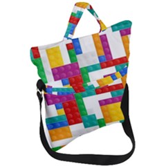 Fold Over Handle Tote Bag 