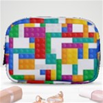 Colorful Bricks, Bricks, Colorful, Colors, Games, Lego, Rainbow Make Up Pouch (Small)