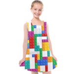 Colorful Bricks, Bricks, Colorful, Colors, Games, Lego, Rainbow Kids  Cross Back Dress