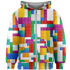 Kids  Zipper Hoodie Without Drawstring 