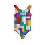 Colorful Bricks, Bricks, Colorful, Colors, Games, Lego, Rainbow Kids  Frill Swimsuit