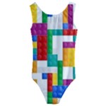 Colorful Bricks, Bricks, Colorful, Colors, Games, Lego, Rainbow Kids  Cut-Out Back One Piece Swimsuit