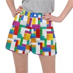 Colorful Bricks, Bricks, Colorful, Colors, Games, Lego, Rainbow Women s Ripstop Shorts