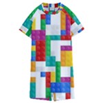 Colorful Bricks, Bricks, Colorful, Colors, Games, Lego, Rainbow Kids  Boyleg Half Suit Swimwear