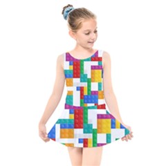 Kids  Skater Dress Swimsuit 