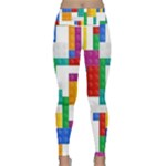 Colorful Bricks, Bricks, Colorful, Colors, Games, Lego, Rainbow Lightweight Velour Classic Yoga Leggings