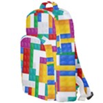 Colorful Bricks, Bricks, Colorful, Colors, Games, Lego, Rainbow Double Compartment Backpack