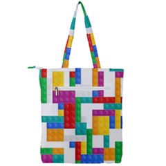 Double Zip Up Tote Bag 