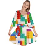 Colorful Bricks, Bricks, Colorful, Colors, Games, Lego, Rainbow Velour Kimono Dress