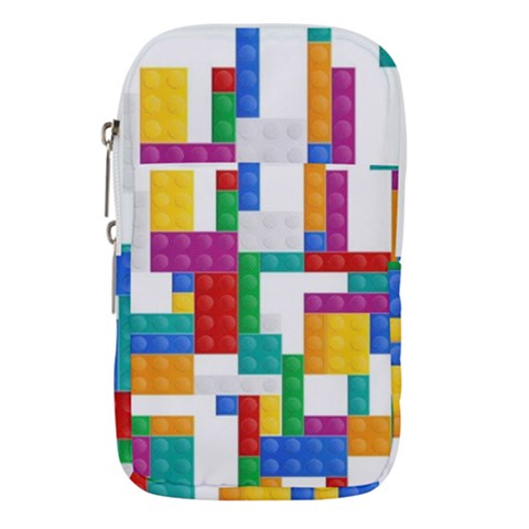 Colorful Bricks, Bricks, Colorful, Colors, Games, Lego, Rainbow Waist Pouch (Small) from ArtsNow.com