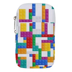 Colorful Bricks, Bricks, Colorful, Colors, Games, Lego, Rainbow Waist Pouch (Small) from ArtsNow.com