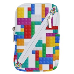 Colorful Bricks, Bricks, Colorful, Colors, Games, Lego, Rainbow Belt Pouch Bag (Small) from ArtsNow.com