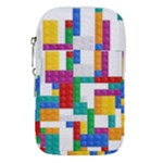 Colorful Bricks, Bricks, Colorful, Colors, Games, Lego, Rainbow Waist Pouch (Large)