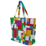 Colorful Bricks, Bricks, Colorful, Colors, Games, Lego, Rainbow Zip Up Canvas Bag