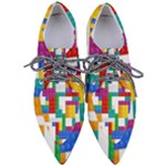 Colorful Bricks, Bricks, Colorful, Colors, Games, Lego, Rainbow Pointed Oxford Shoes