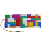 Colorful Bricks, Bricks, Colorful, Colors, Games, Lego, Rainbow Roll Up Canvas Pencil Holder (S)