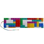 Colorful Bricks, Bricks, Colorful, Colors, Games, Lego, Rainbow Roll Up Canvas Pencil Holder (L)