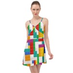 Colorful Bricks, Bricks, Colorful, Colors, Games, Lego, Rainbow Summer Time Chiffon Dress