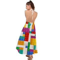 Backless Maxi Beach Dress 