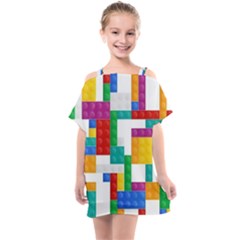 Kids  One Piece Chiffon Dress 