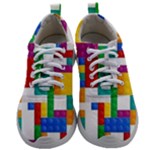 Colorful Bricks, Bricks, Colorful, Colors, Games, Lego, Rainbow Mens Athletic Shoes