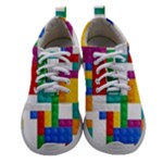 Colorful Bricks, Bricks, Colorful, Colors, Games, Lego, Rainbow Women Athletic Shoes