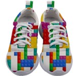 Colorful Bricks, Bricks, Colorful, Colors, Games, Lego, Rainbow Kids Athletic Shoes