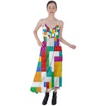 Colorful Bricks, Bricks, Colorful, Colors, Games, Lego, Rainbow Tie Back Maxi Dress