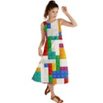 Colorful Bricks, Bricks, Colorful, Colors, Games, Lego, Rainbow Summer Maxi Dress