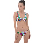 Colorful Bricks, Bricks, Colorful, Colors, Games, Lego, Rainbow Ring Detail Crop Bikini Set