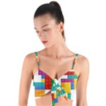 Colorful Bricks, Bricks, Colorful, Colors, Games, Lego, Rainbow Woven Tie Front Bralet