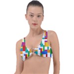 Colorful Bricks, Bricks, Colorful, Colors, Games, Lego, Rainbow Ring Detail Bikini Top