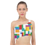 Colorful Bricks, Bricks, Colorful, Colors, Games, Lego, Rainbow Spliced Up Bikini Top 