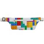 Colorful Bricks, Bricks, Colorful, Colors, Games, Lego, Rainbow Active Waist Bag