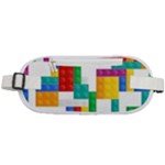 Colorful Bricks, Bricks, Colorful, Colors, Games, Lego, Rainbow Rounded Waist Pouch