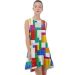 Colorful Bricks, Bricks, Colorful, Colors, Games, Lego, Rainbow Frill Swing Dress