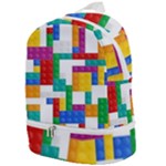 Colorful Bricks, Bricks, Colorful, Colors, Games, Lego, Rainbow Zip Bottom Backpack