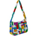 Colorful Bricks, Bricks, Colorful, Colors, Games, Lego, Rainbow Zip Up Shoulder Bag